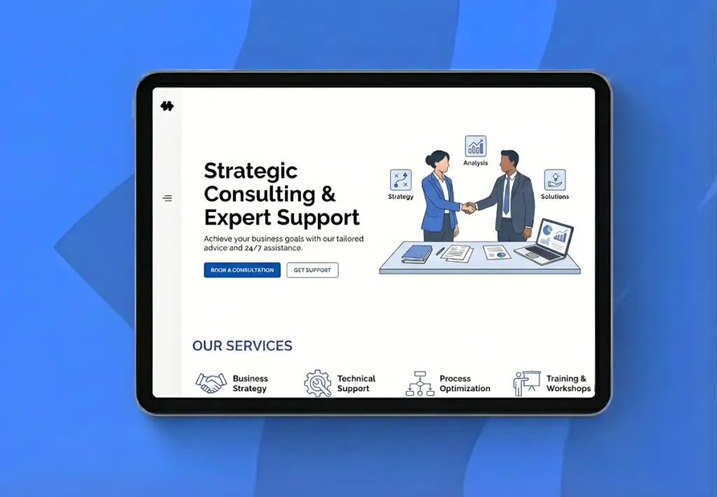 Consulting services dashboard